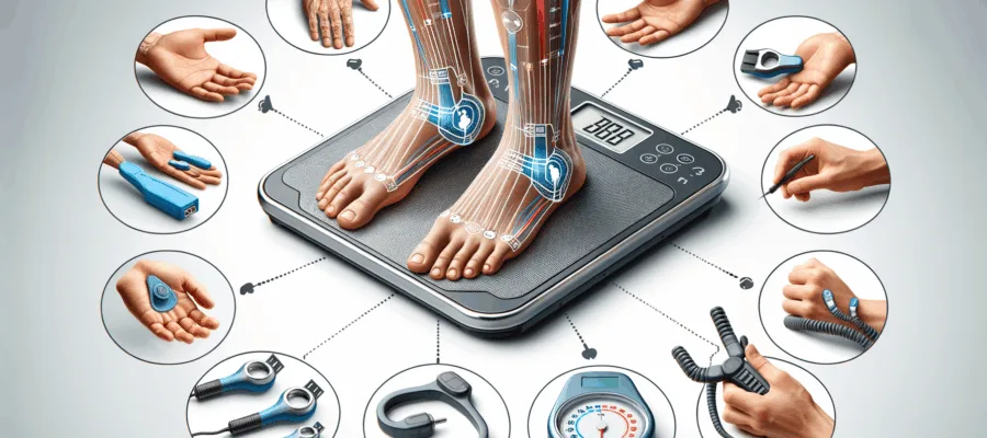 Koerperfettwaage Sensoren erklaert: Fusselektroden, Handgriffe und Messmodi