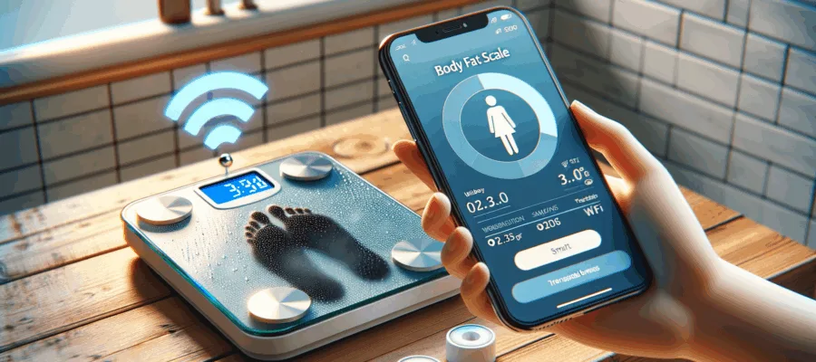 Koerperfettwaage smart machen: Daten per WLAN an Smartphone senden