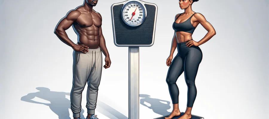 Richtige Koerperhaltung und Positionierung auf der Koerperfettwaage