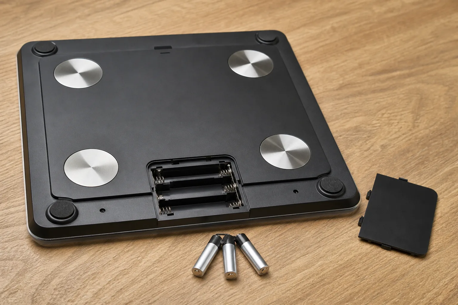 Koerperfettwaage Batteriewechsel und Stromversorgung pflegen