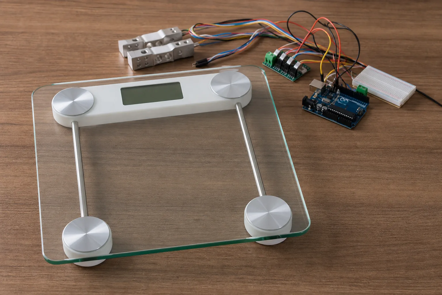 Koerperfettwaage mit Arduino bauen: Hardware, Schaltplan und Teileliste